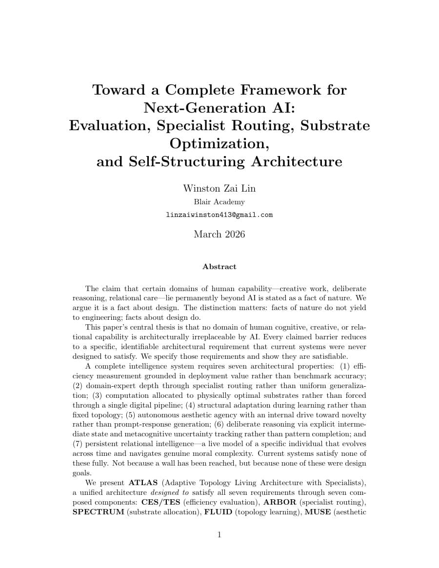 First page of the ATLAS framework manuscript